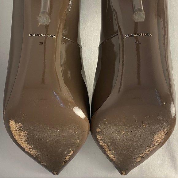 RARE Dolce & Gabbana - Cioccolato Stilettos S 39.5 - Picture 7 of 11